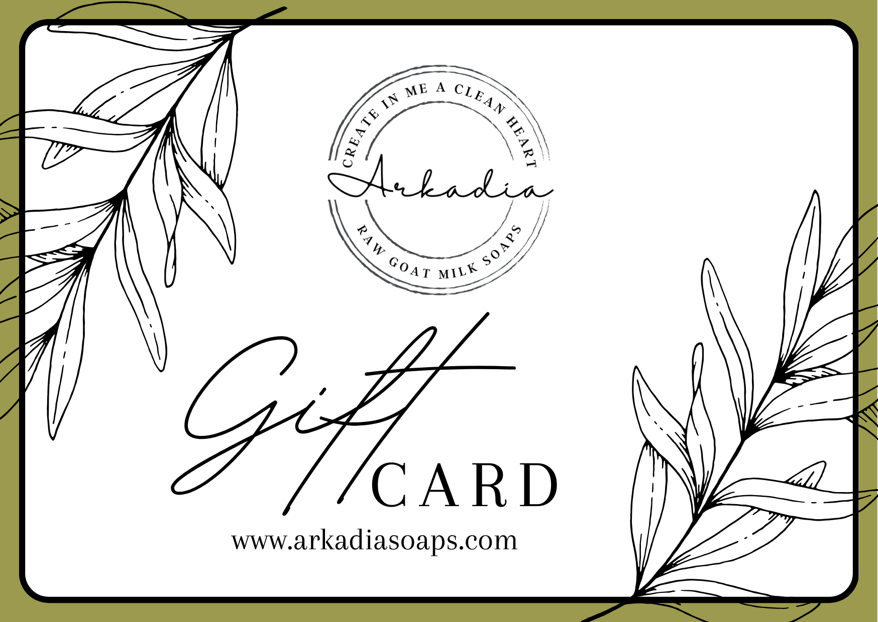 Arkadia Soaps gift card